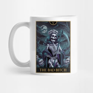 Funny Tarot Card Design : The Bad Bitch Mug